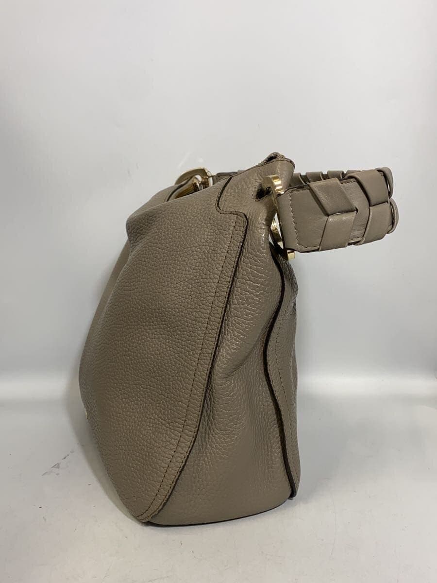 FURLA Handbag Leather GRY 2