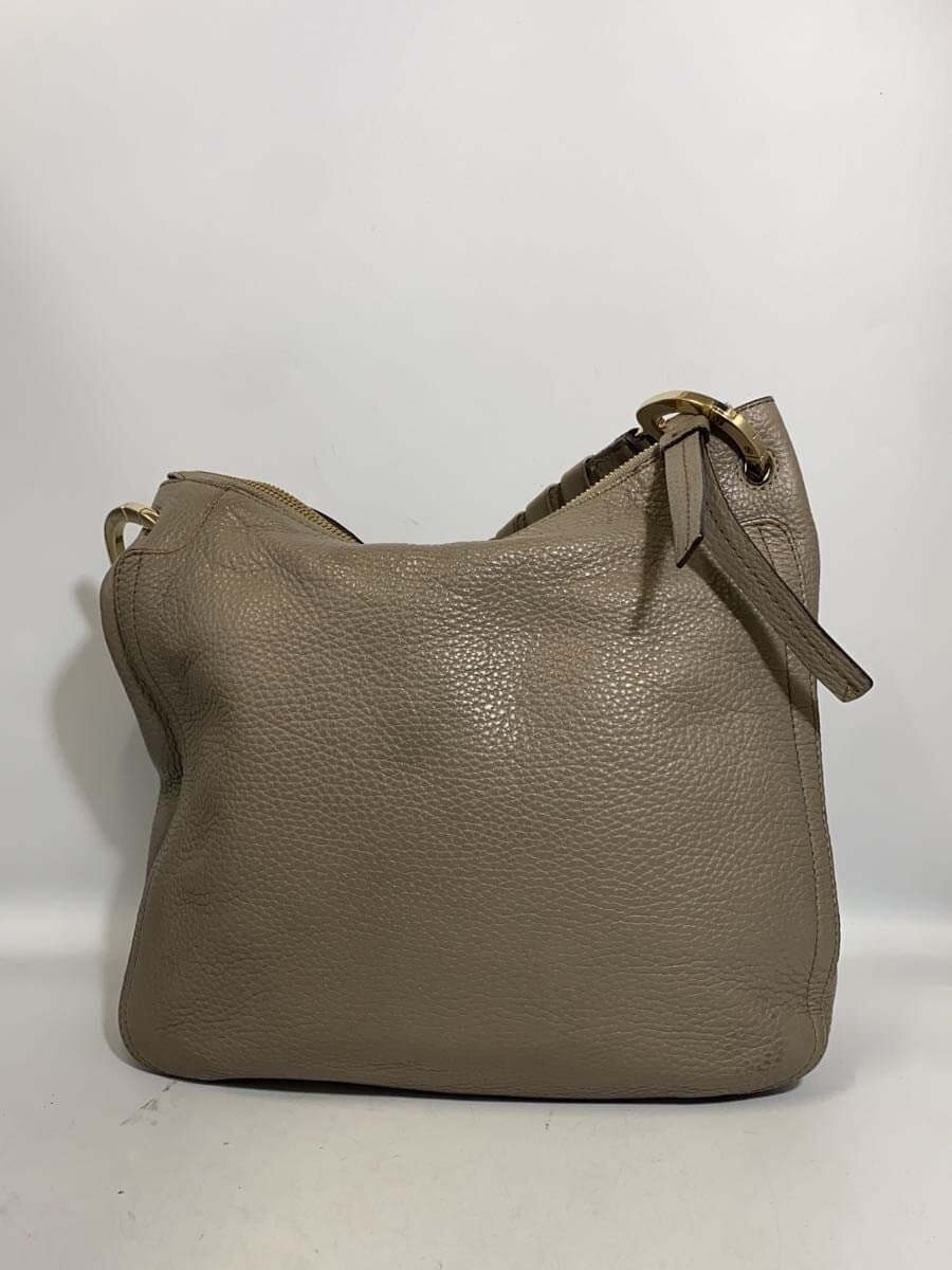 FURLA Handbag Leather GRY 3