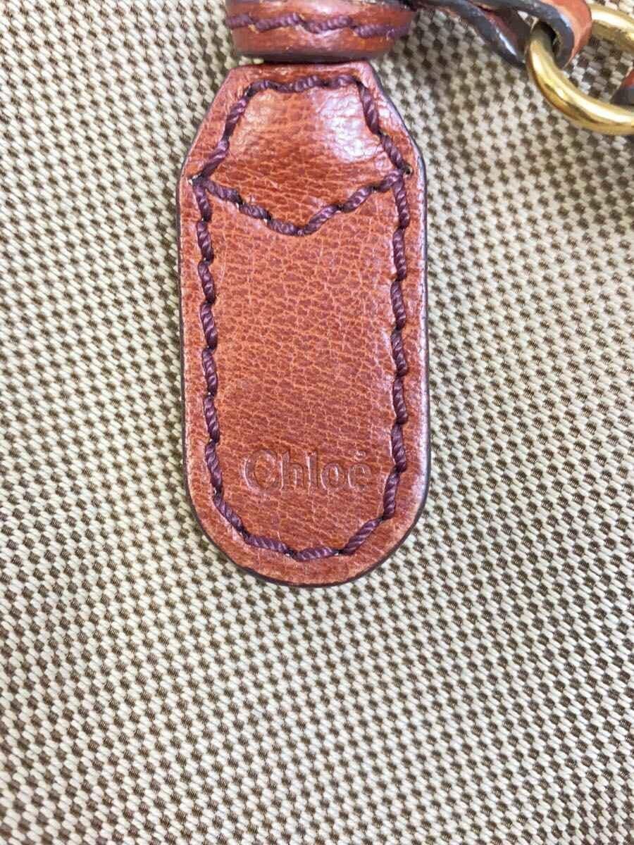 Chloe Harley Tote Bag Canvas BEG 5