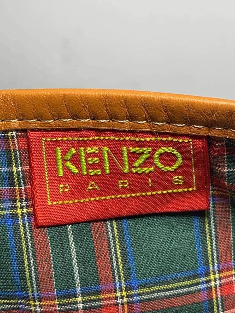 KENZO Shoulder Bag PVC BLK Floral 5