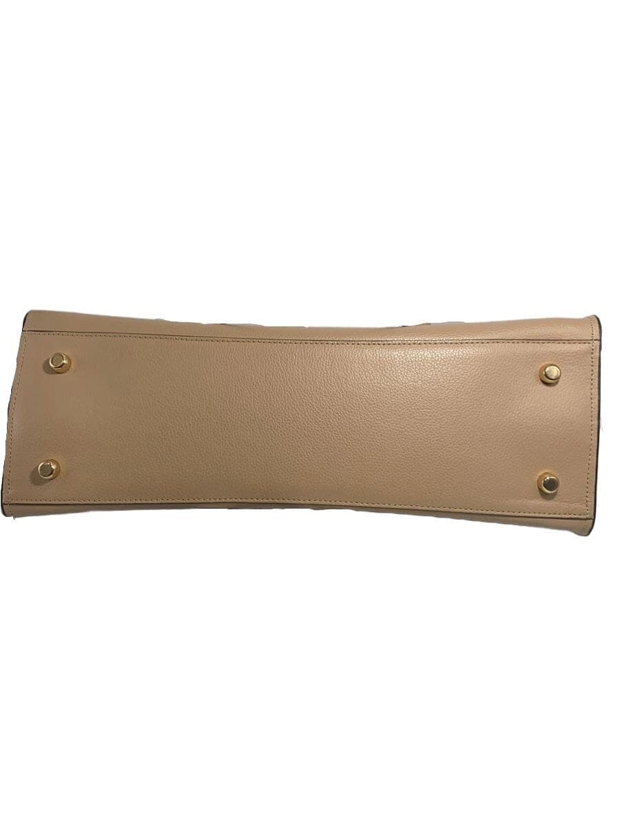 COACH Tote Bag Leather BEG C4077 4