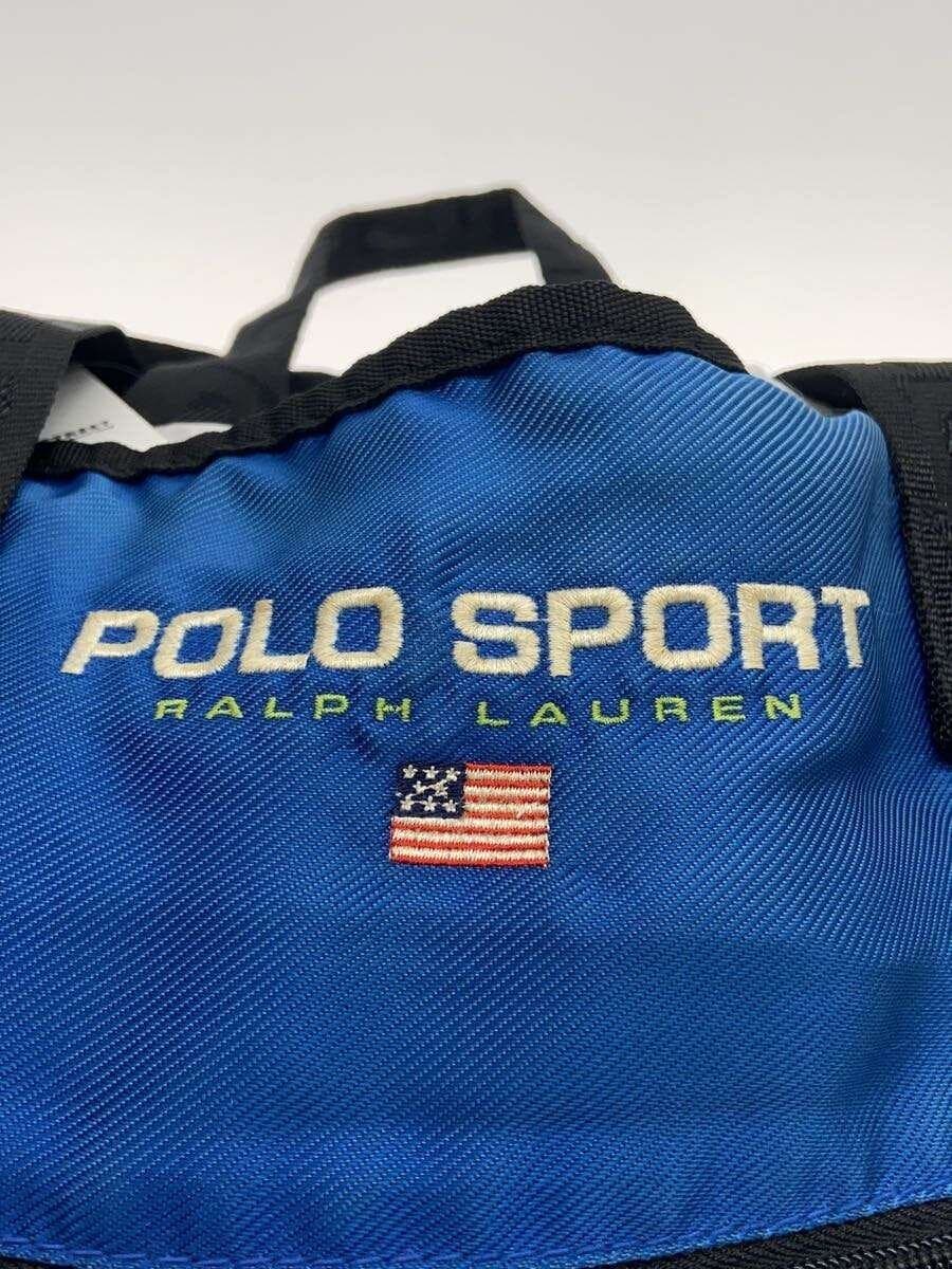 POLO SPORT Fade Tote Bag Nylon BLU Solid 5