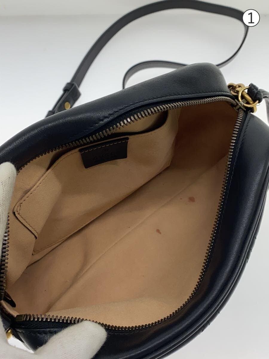 GUCCI Chain Shoulder Bag GG Marmont Quilted Leather BLK 447632 DRWYT 1091 6