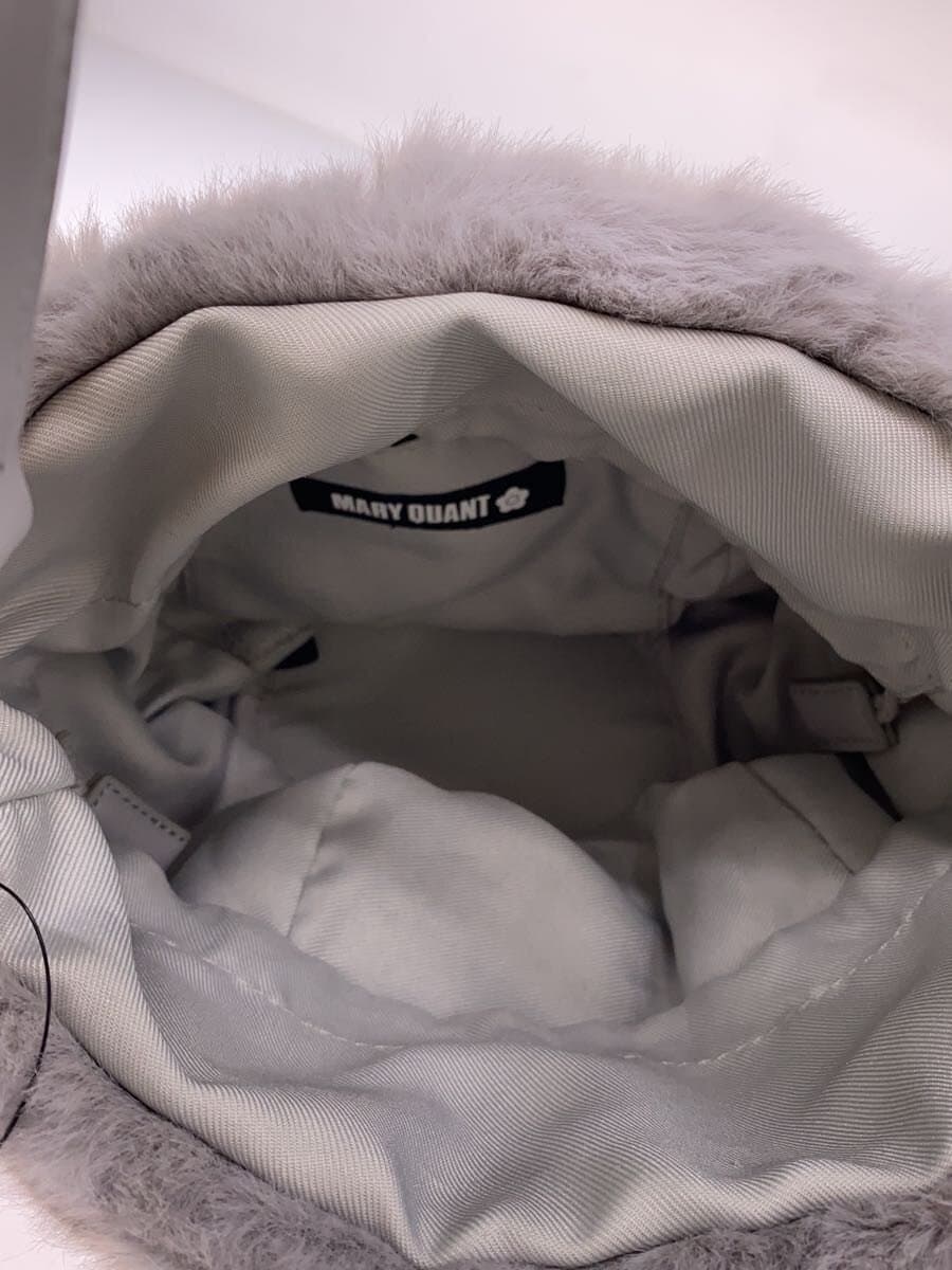 MARY QUANT Shoulder Bag Fur GRY Solid 220-864275-010-0 8