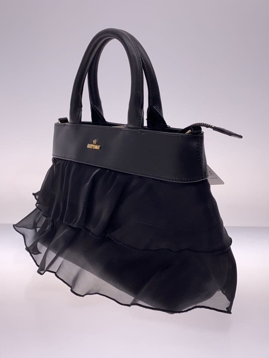 MARY QUANT2-Way Tote Bag BLK Solid 223-812776-101-0 2