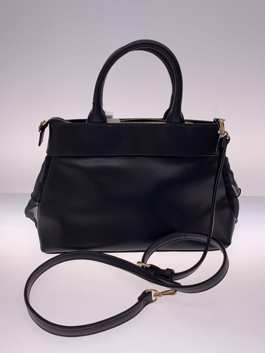 MARY QUANT2-Way Tote Bag BLK Solid 223-812776-101-0 7
