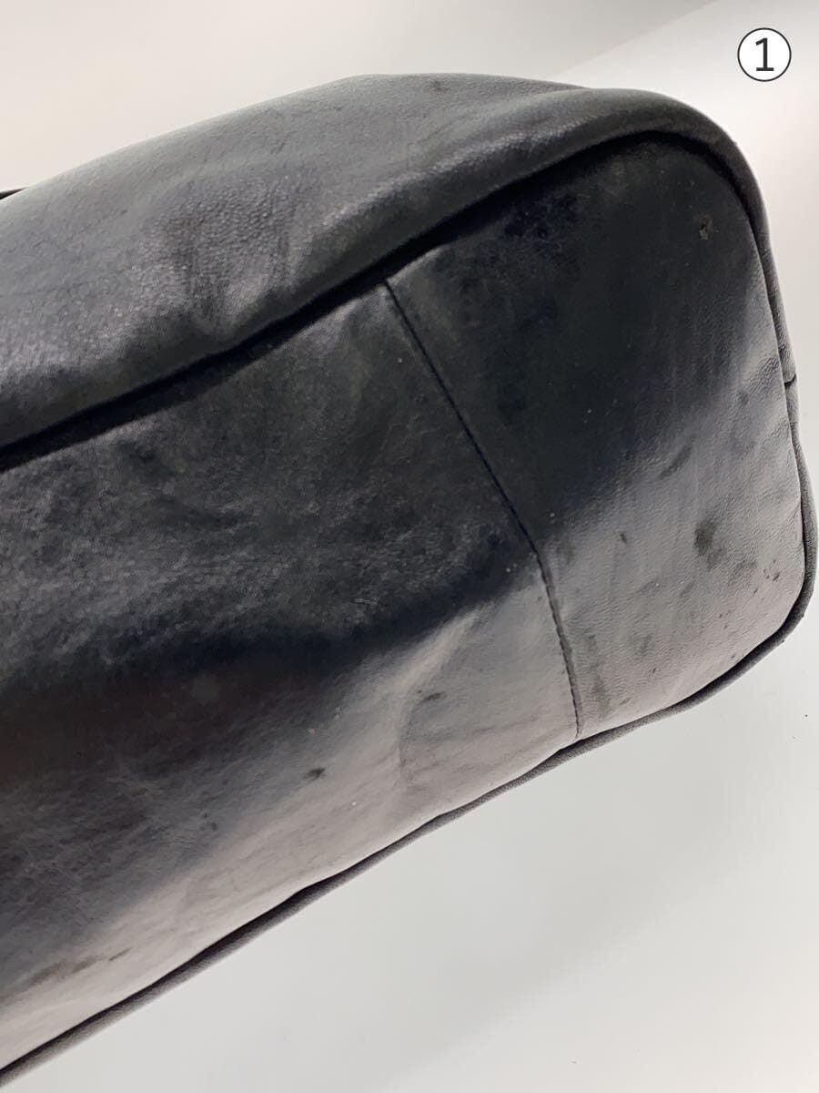 YOHJI YAMAMOTO + NOIR Tote Bag Cowhide BLK nd-i07-707 7