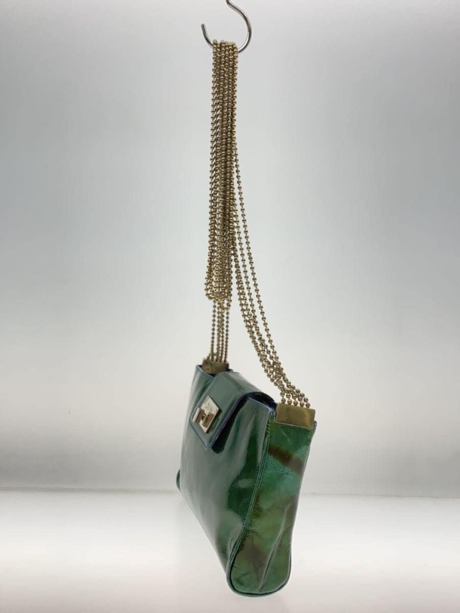 Jean Paul Gaultier chain peeling present shoulder bag -- GRN 2