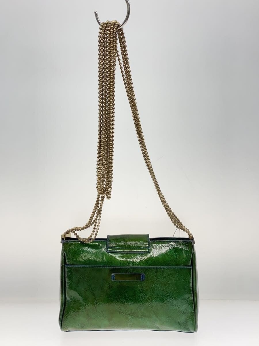 Jean Paul Gaultier chain peeling present shoulder bag -- GRN 3