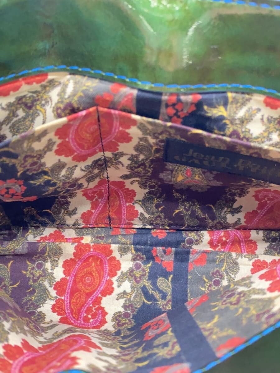 Jean Paul Gaultier chain peeling present shoulder bag -- GRN 6