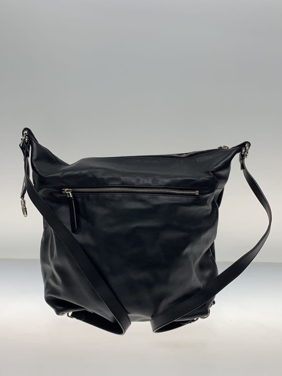 MARNI Backpack Leather Black Slight scuffing on corners 3
