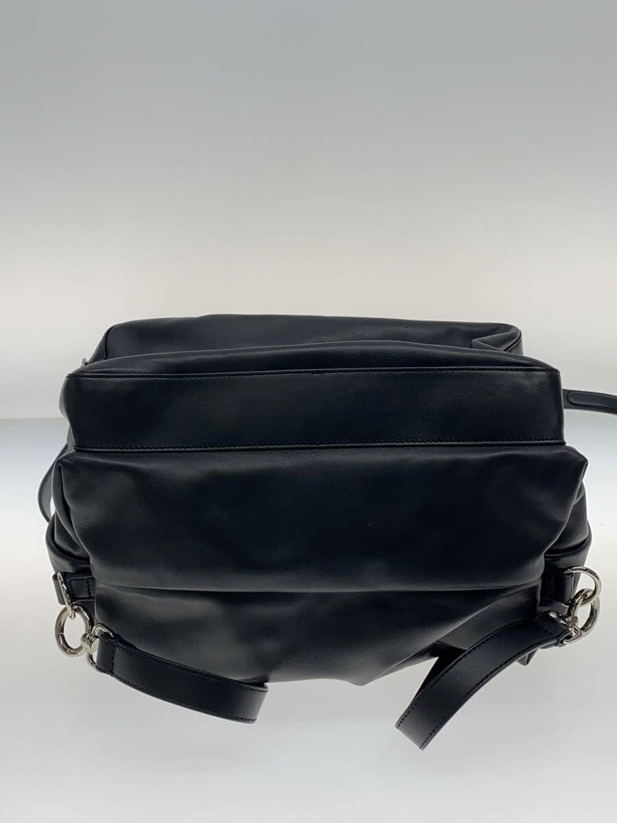 MARNI Backpack Leather Black Slight scuffing on corners 4