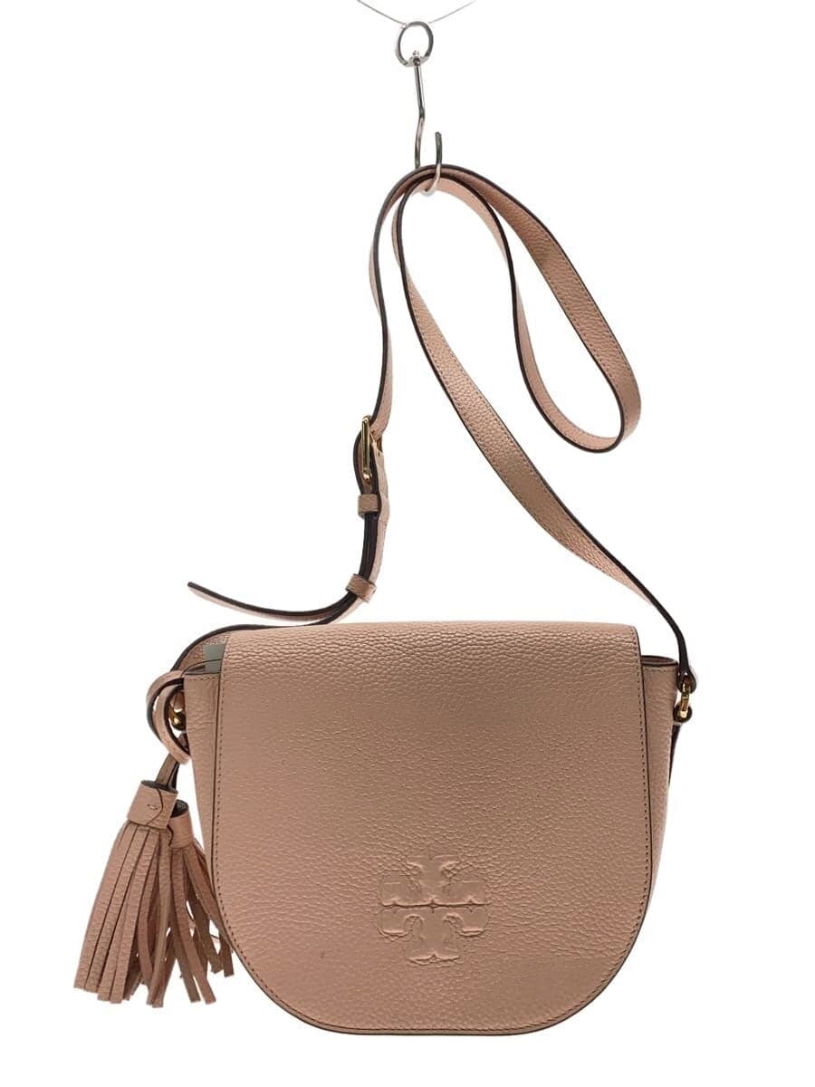 TORY BURCH Shoulder Bag Leather PNK Solid 10011011