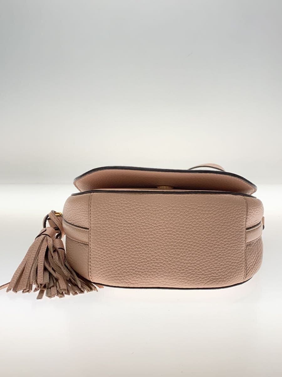 TORY BURCH Shoulder Bag Leather PNK Solid 10011011 4