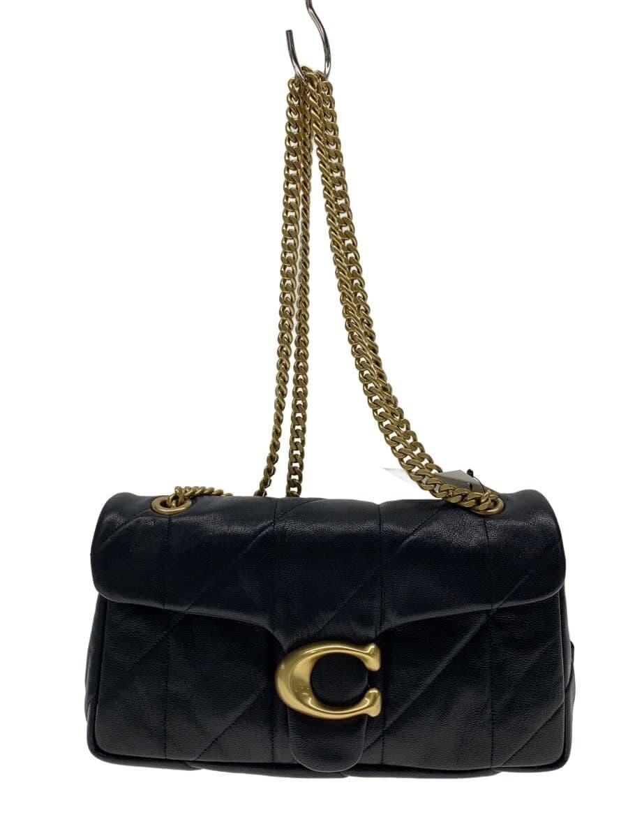 COACH Tabby Shoulder Bag 26 Quilted Shoulder Bag Leather BLK CCW83