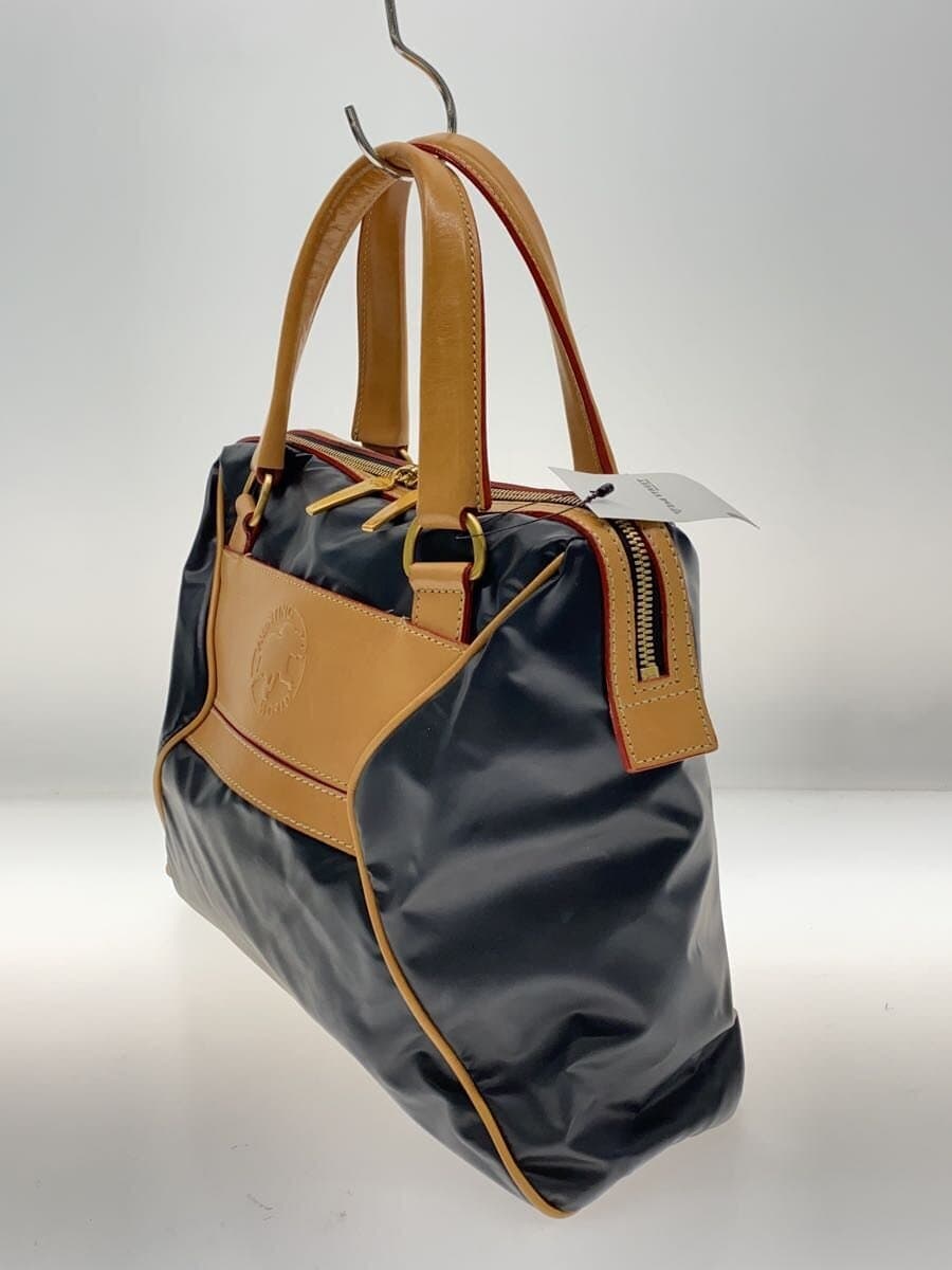 HUNTING WORLD Tote Bag Leather BLK 2