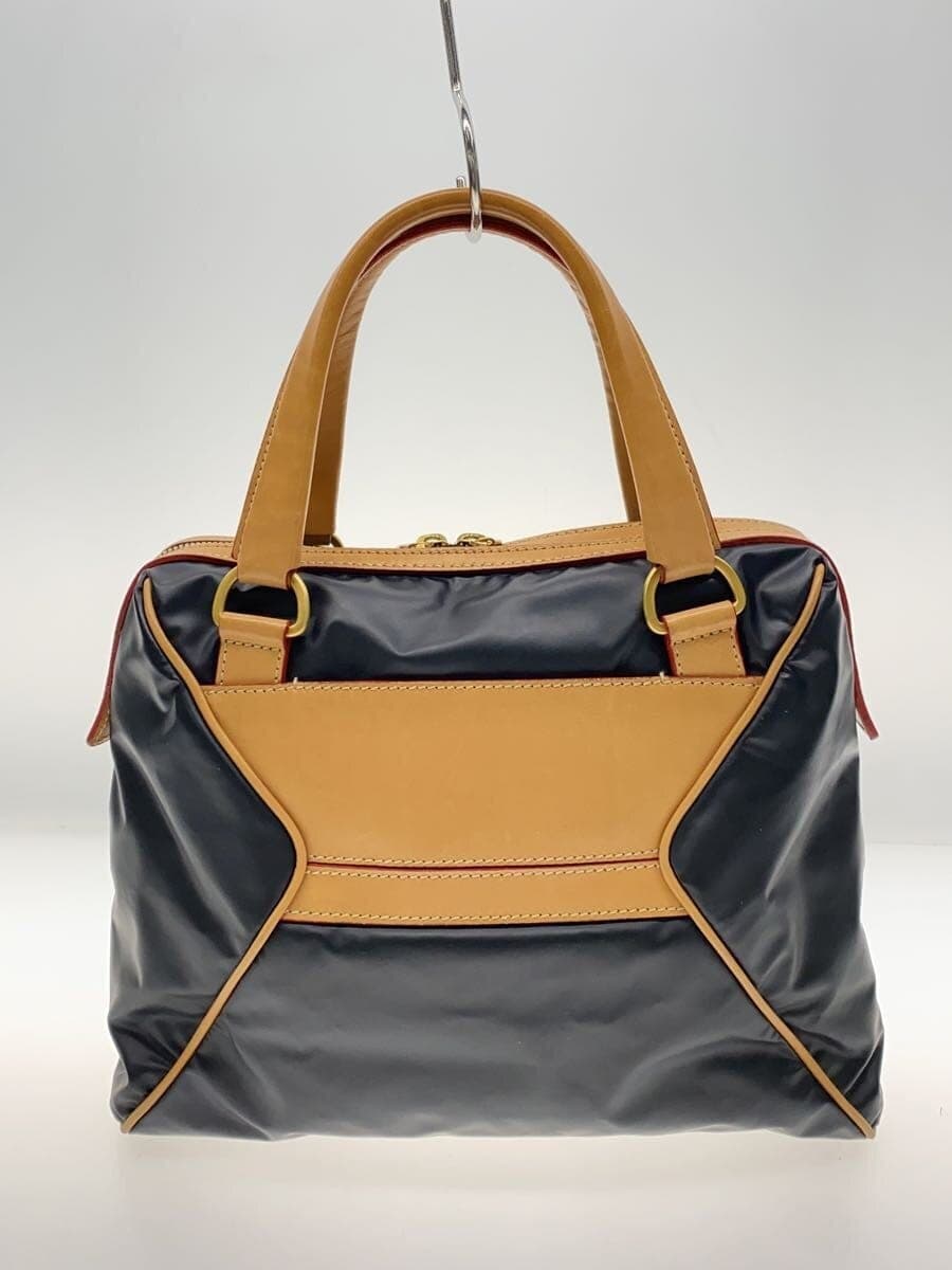 HUNTING WORLD Tote Bag Leather BLK 3