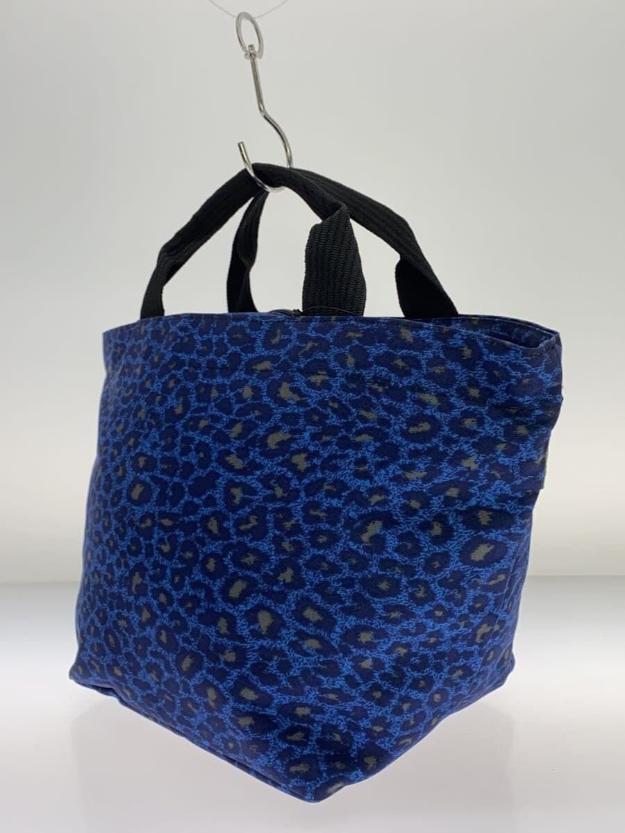 Herve Chapelier Pansa Blue Boat-shaped Tote Handbag Polyester BLU Animal 2