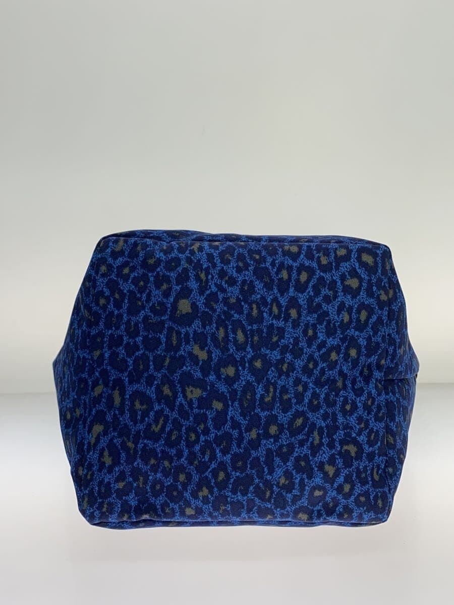 Herve Chapelier Pansa Blue Boat-shaped Tote Handbag Polyester BLU Animal 4