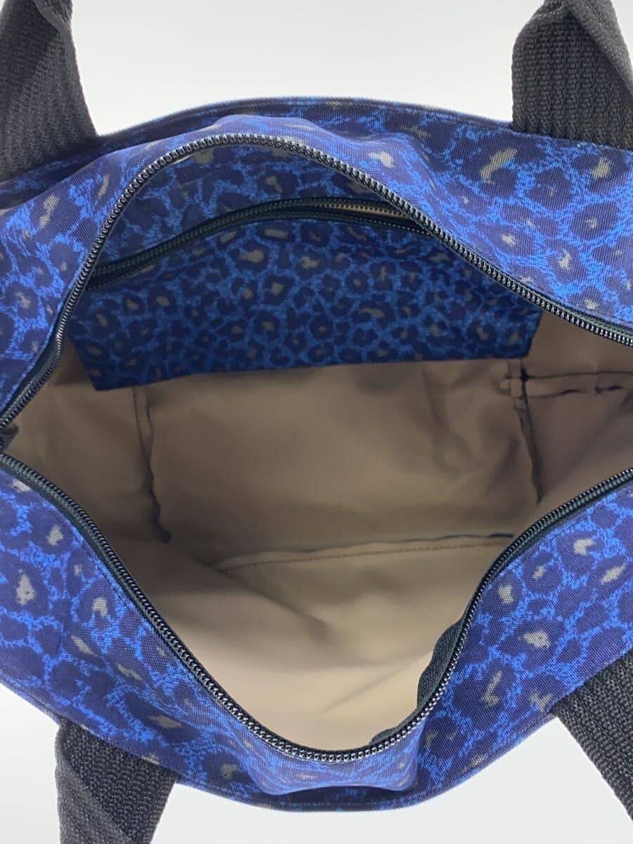 Herve Chapelier Pansa Blue Boat-shaped Tote Handbag Polyester BLU Animal 6