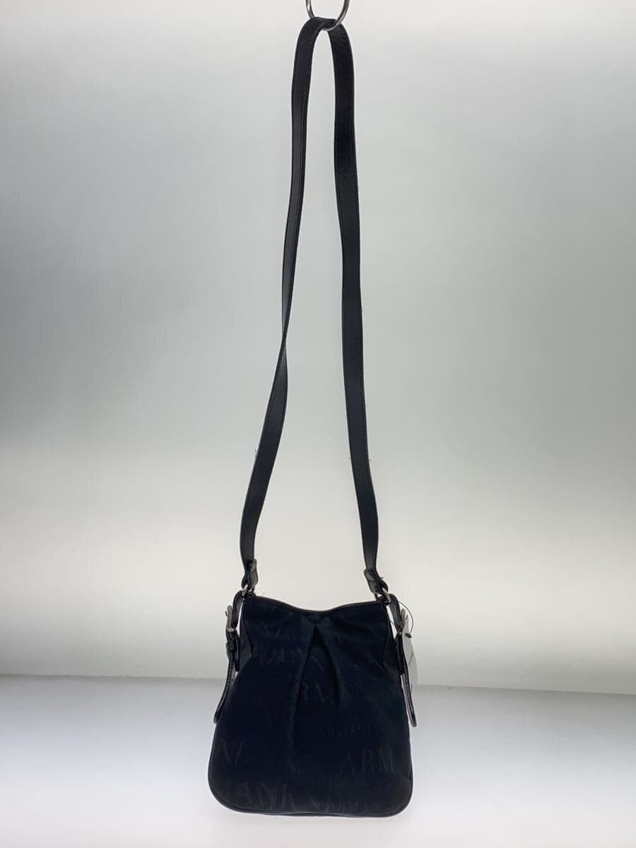 ARMANI COLLEZIONI Shoulder Bag -- BLK All-over pattern 3