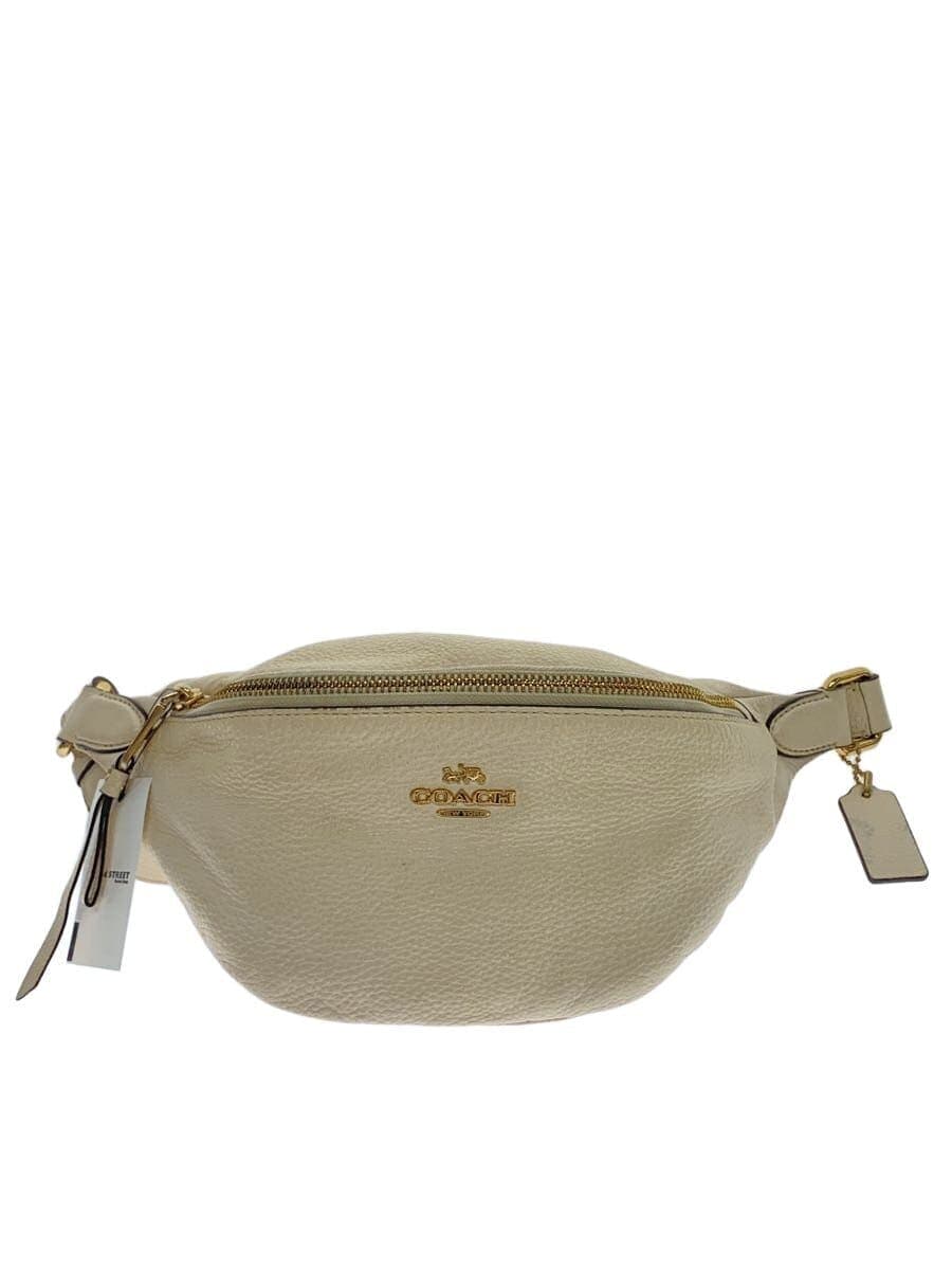 COACH Waist Bag Leather CRM F48738