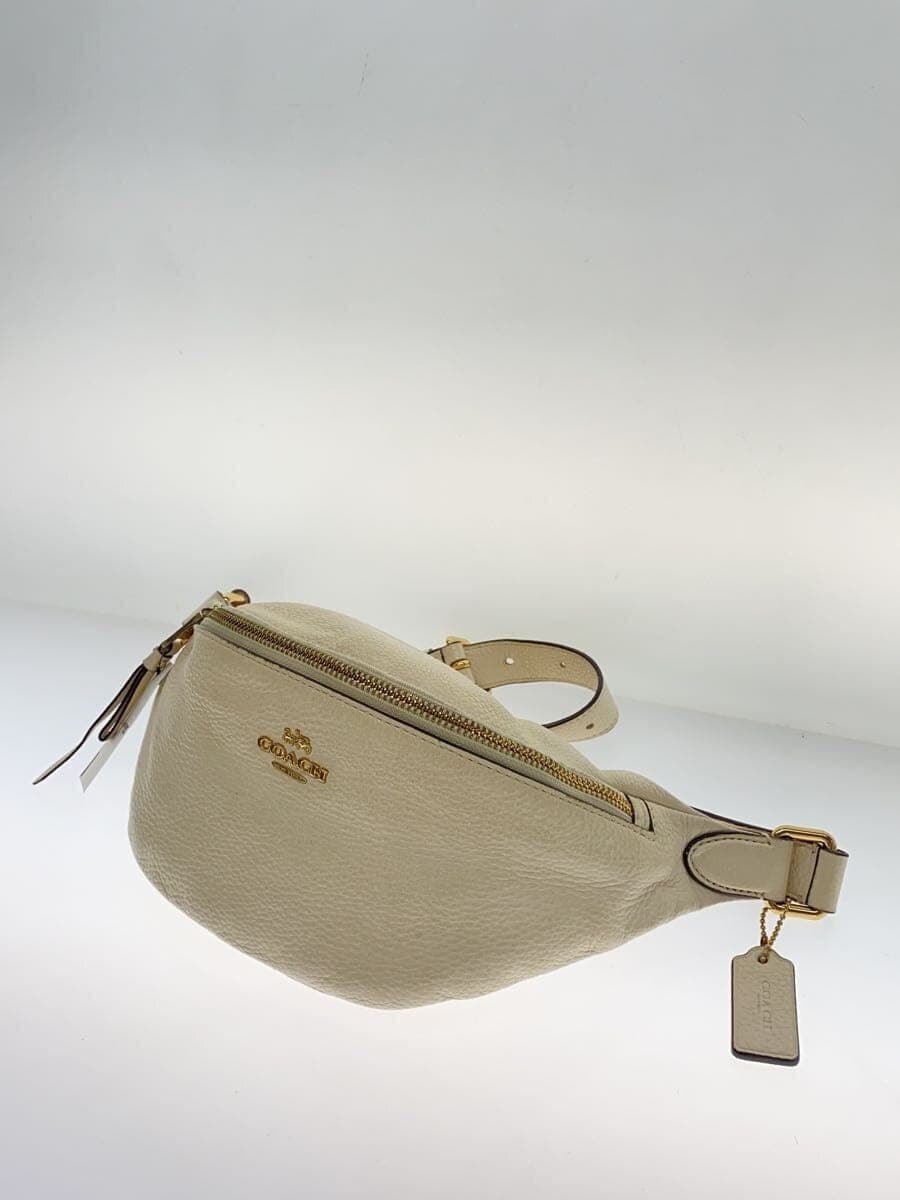 COACH Waist Bag Leather CRM F48738 2