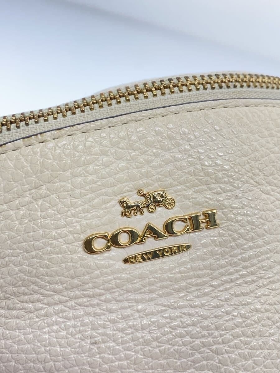 COACH Waist Bag Leather CRM F48738 5