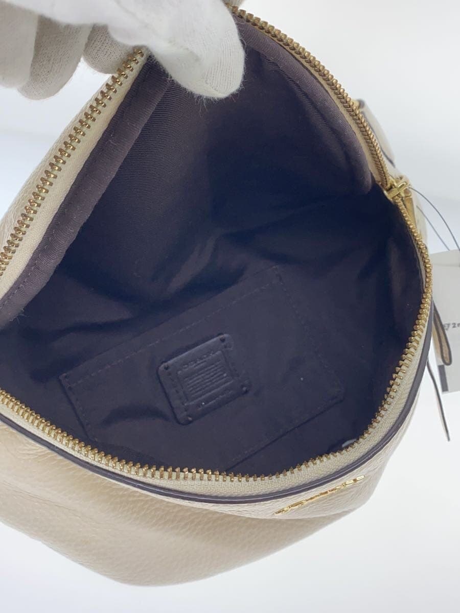 COACH Waist Bag Leather CRM F48738 6