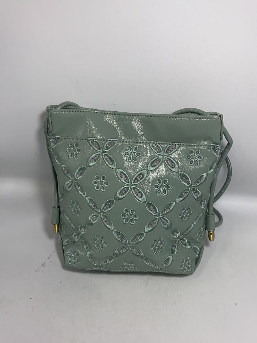 ANNA SUI New Garden Mini Shoulder Shoulder Bag -- GRN All-over Pattern 3