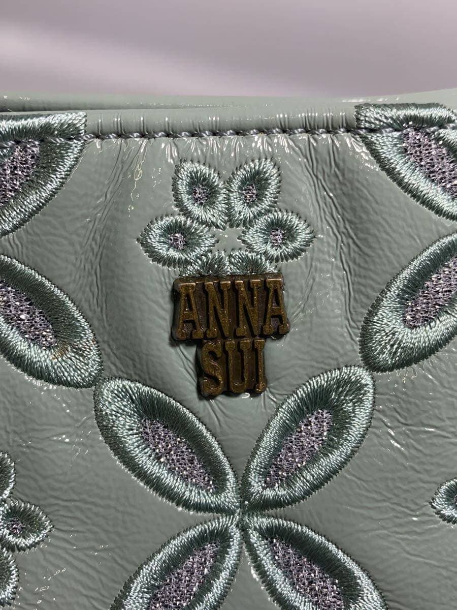 ANNA SUI New Garden Mini Shoulder Shoulder Bag -- GRN All-over Pattern 5