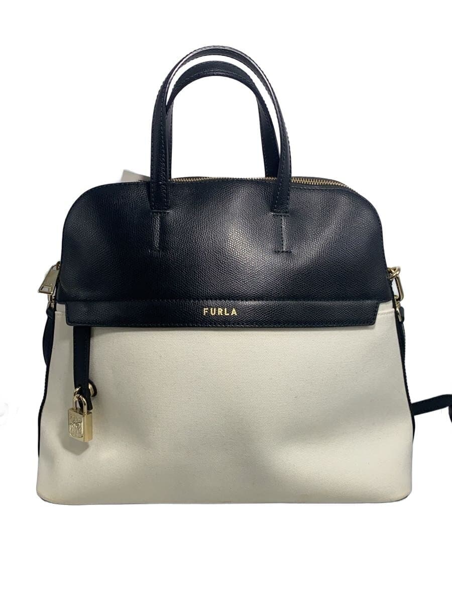 FURLA Shoulder Bag Leather Black