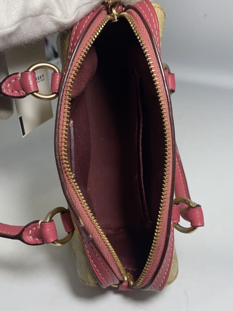 COACH Shoulder Bag Leather BRW All-over Pattern C9947 6