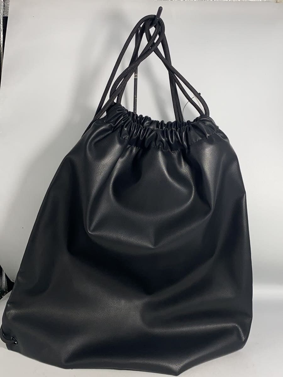 UNION bag Synthetic Leather BLK plain 3