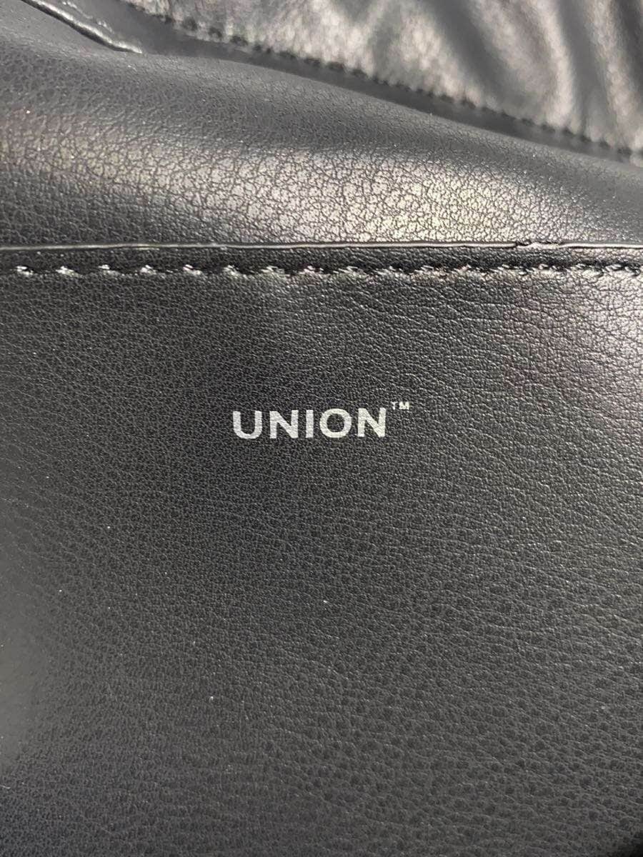 UNION bag Synthetic Leather BLK plain 5