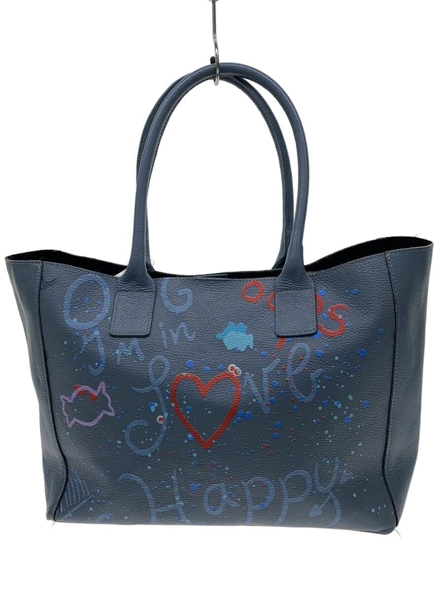 Other Brand ALBERTO BONI Tote Bag Leather BLU