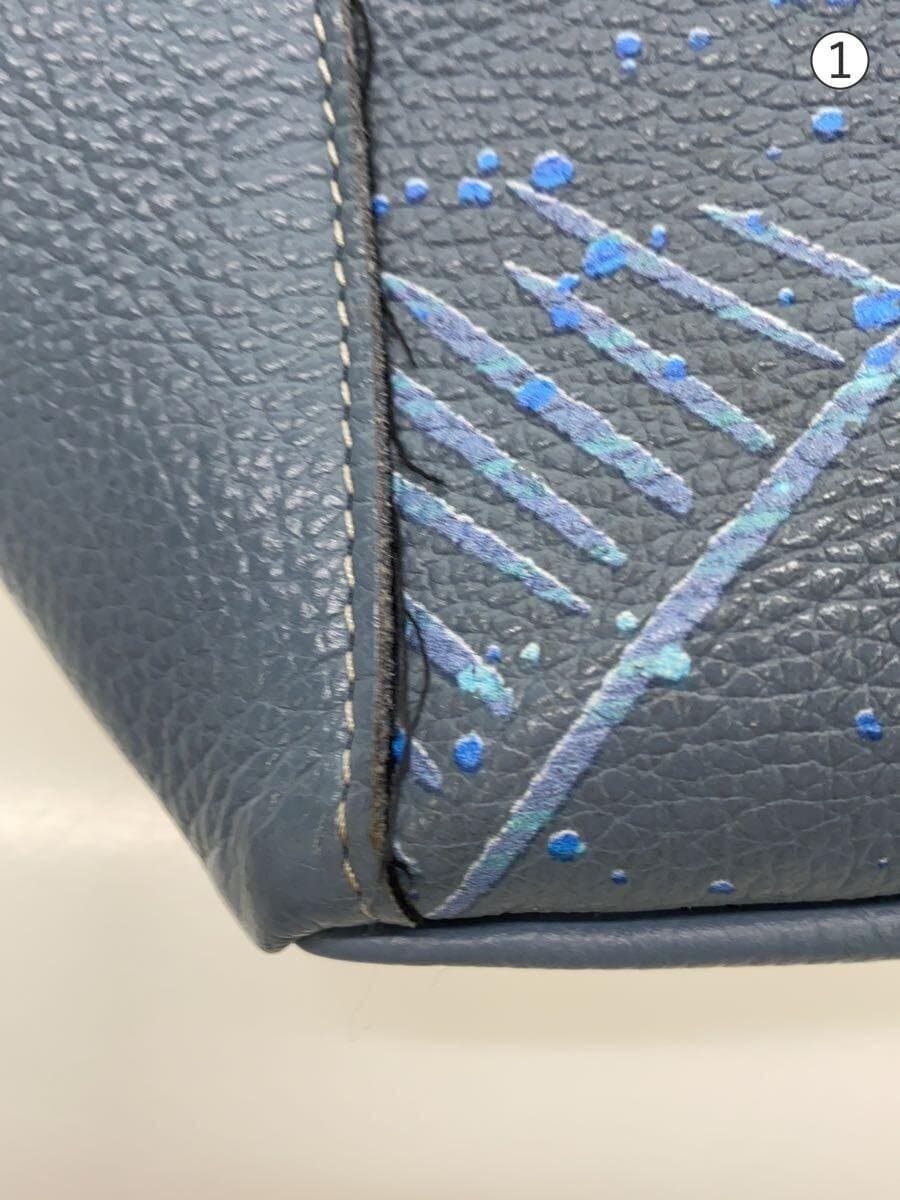 Other Brand ALBERTO BONI Tote Bag Leather BLU 7