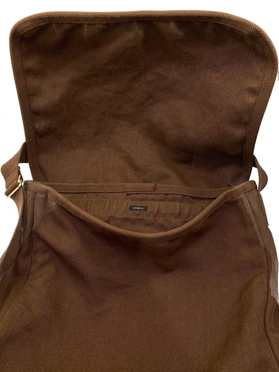 COMOLI shoulder bag canvas BRW plain 8