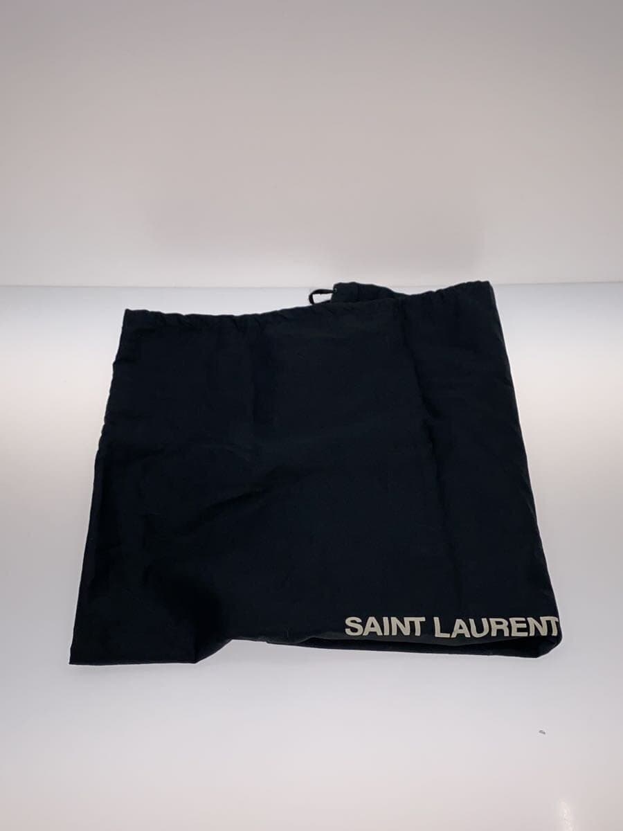 SAINT LAURENT Shoulder Bag Leather BLK Solid 480583 7