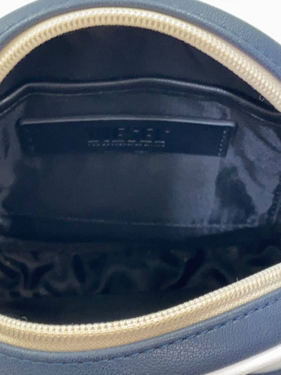 DIESEL logo shoulder bag round type bag leather BEG 6