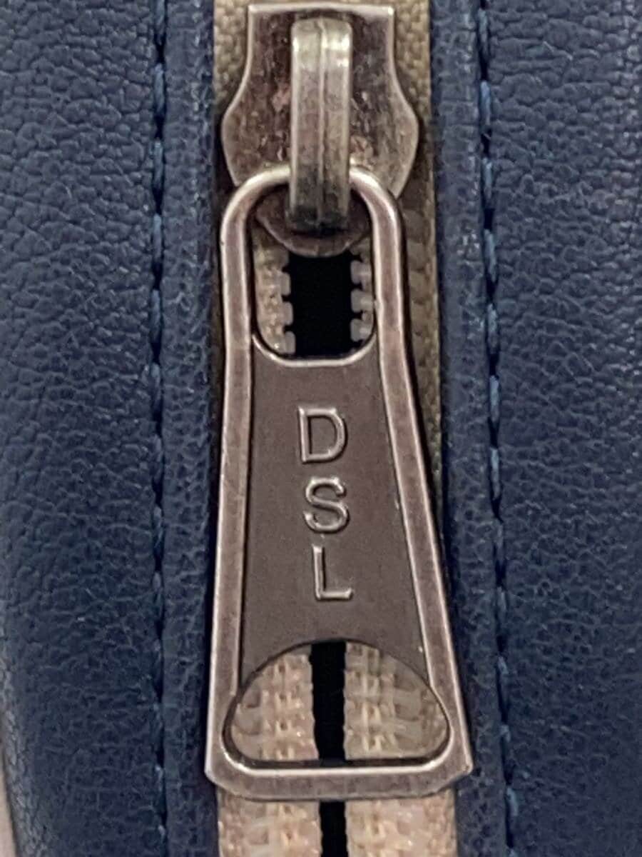 DIESEL logo shoulder bag round type bag leather BEG 7