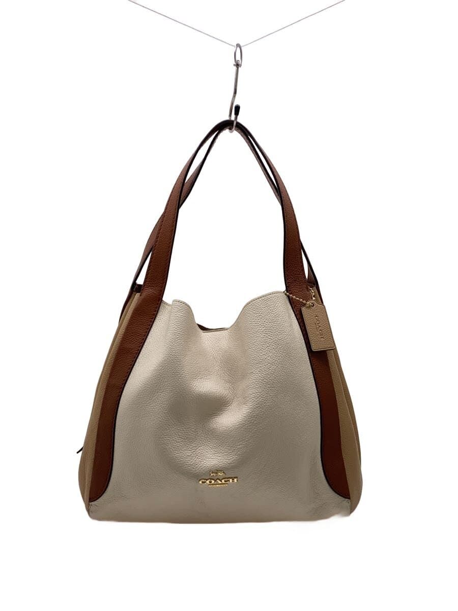 COACH Tote Bag Leather Solid