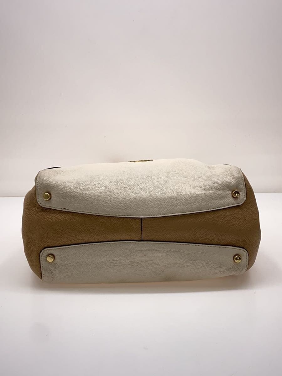 COACH Tote Bag Leather Solid 4