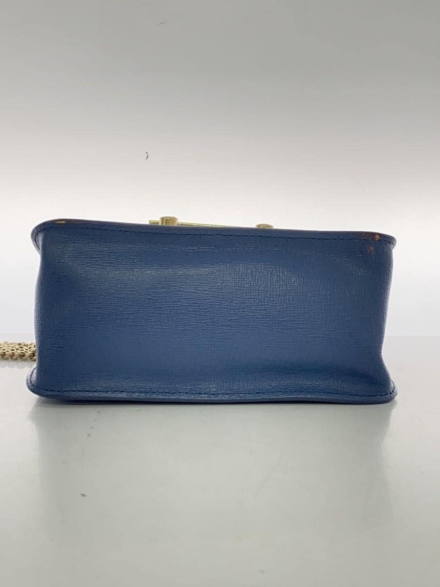 FURLA Shoulder Bag BLU Solid 4