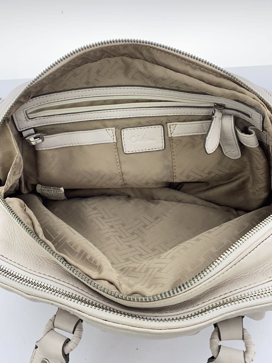 COLE HAAN Handbag Leather WHT 5