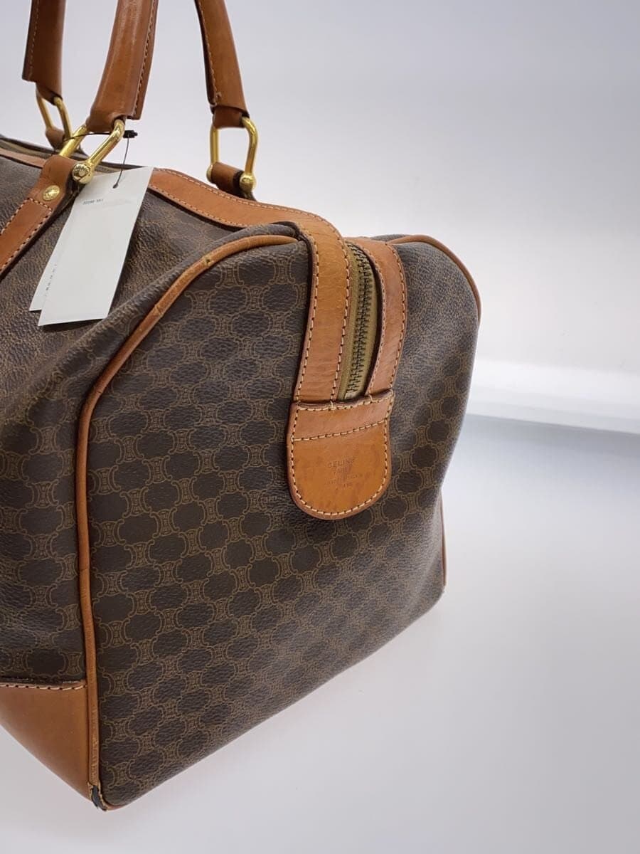 CELINE Boston Bag PVC BRW All-over pattern 2