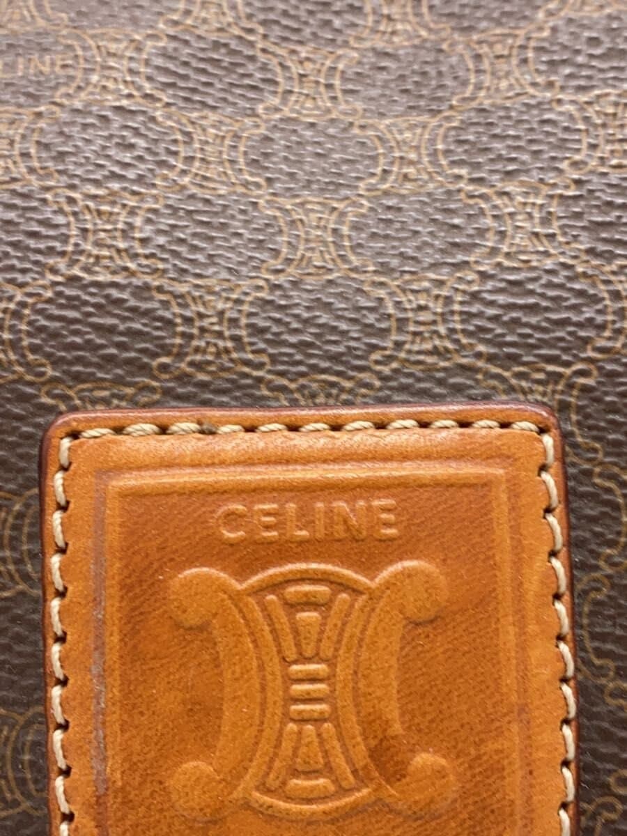 CELINE Boston Bag PVC BRW All-over pattern 5