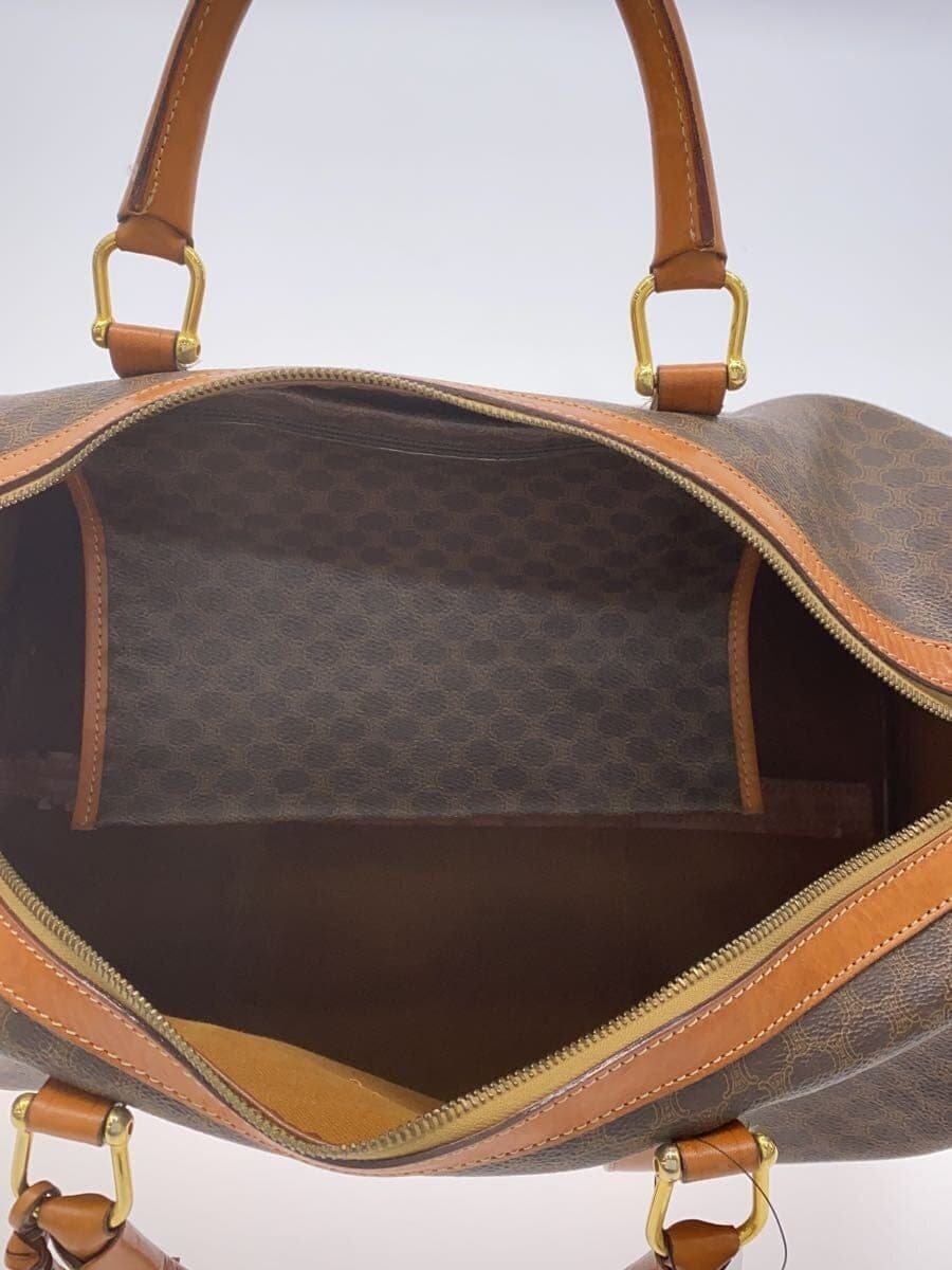 CELINE Boston Bag PVC BRW All-over pattern 6