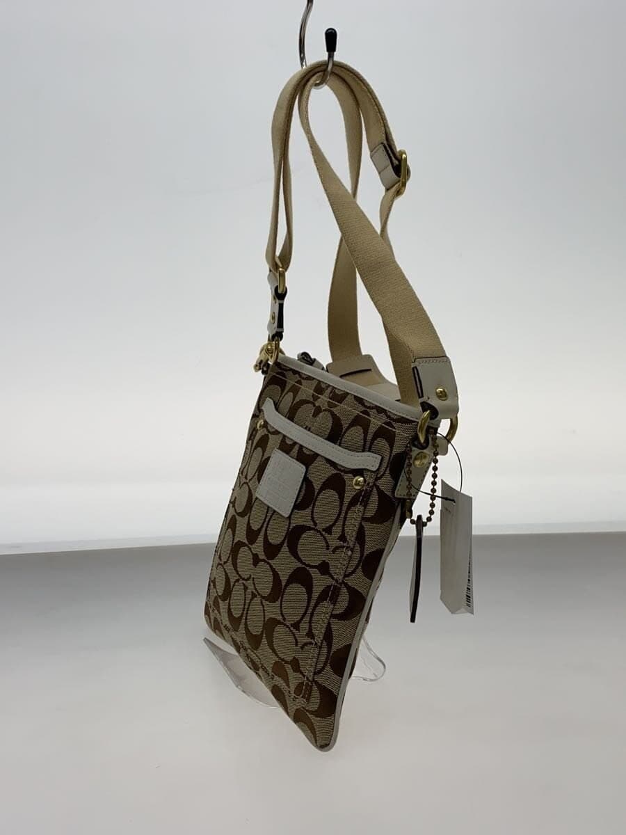 COACH Shoulder Bag Canvas BRW All Over Pattern F40897 2