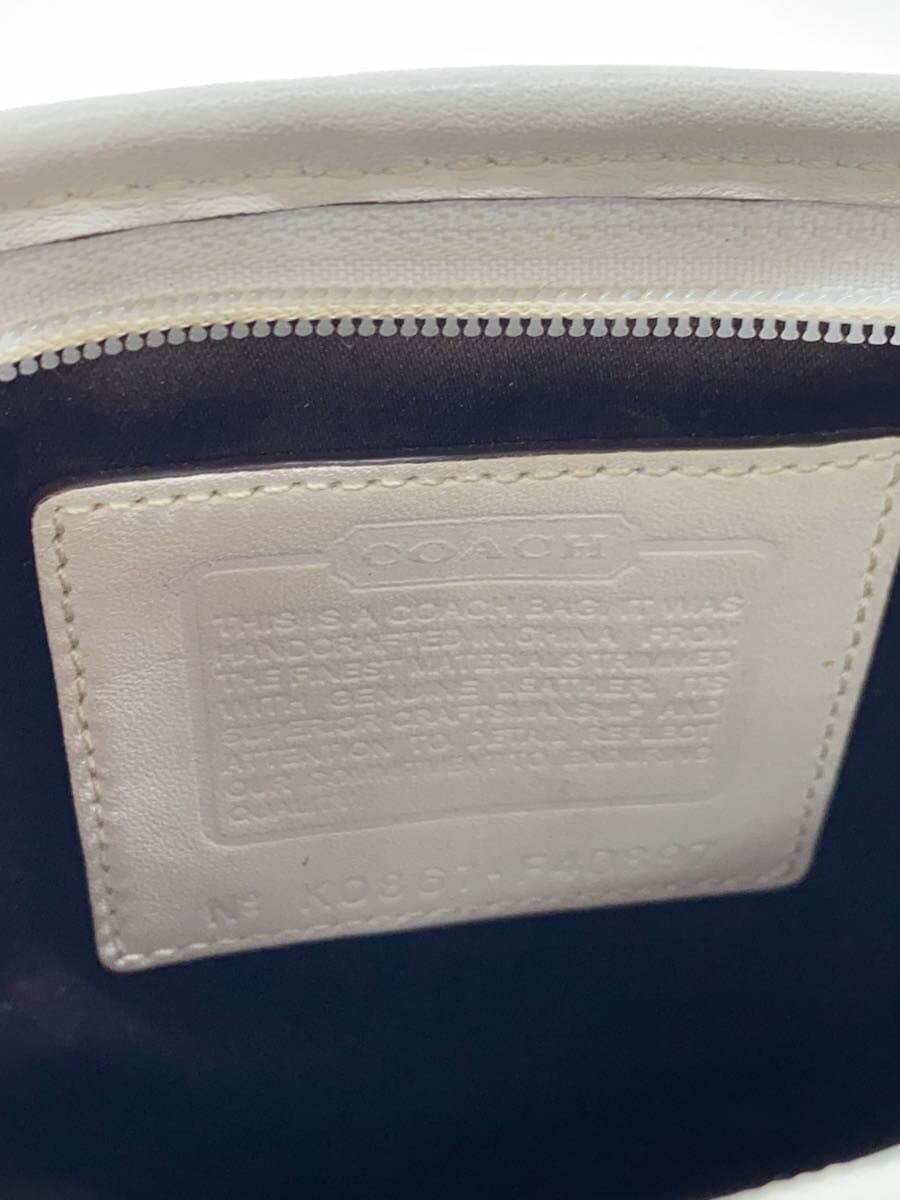 COACH Shoulder Bag Canvas BRW All Over Pattern F40897 5